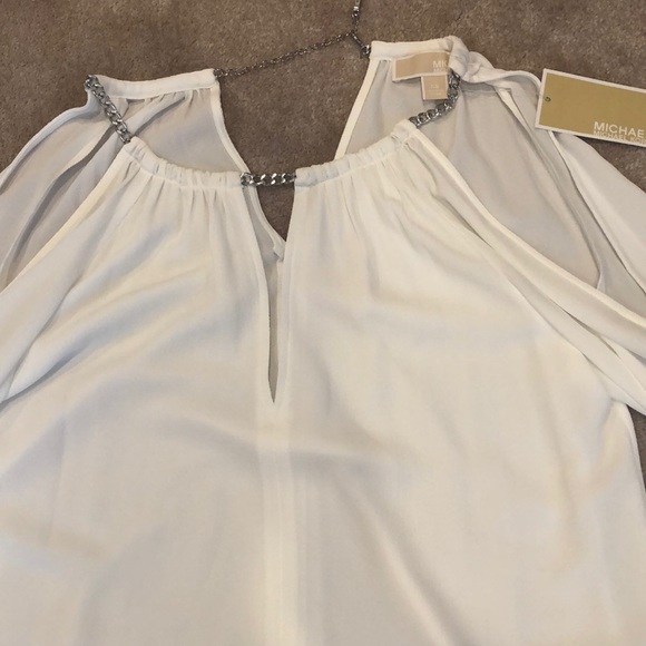 Michael Kors Cold Shoulder Top - Picture 5 of 8